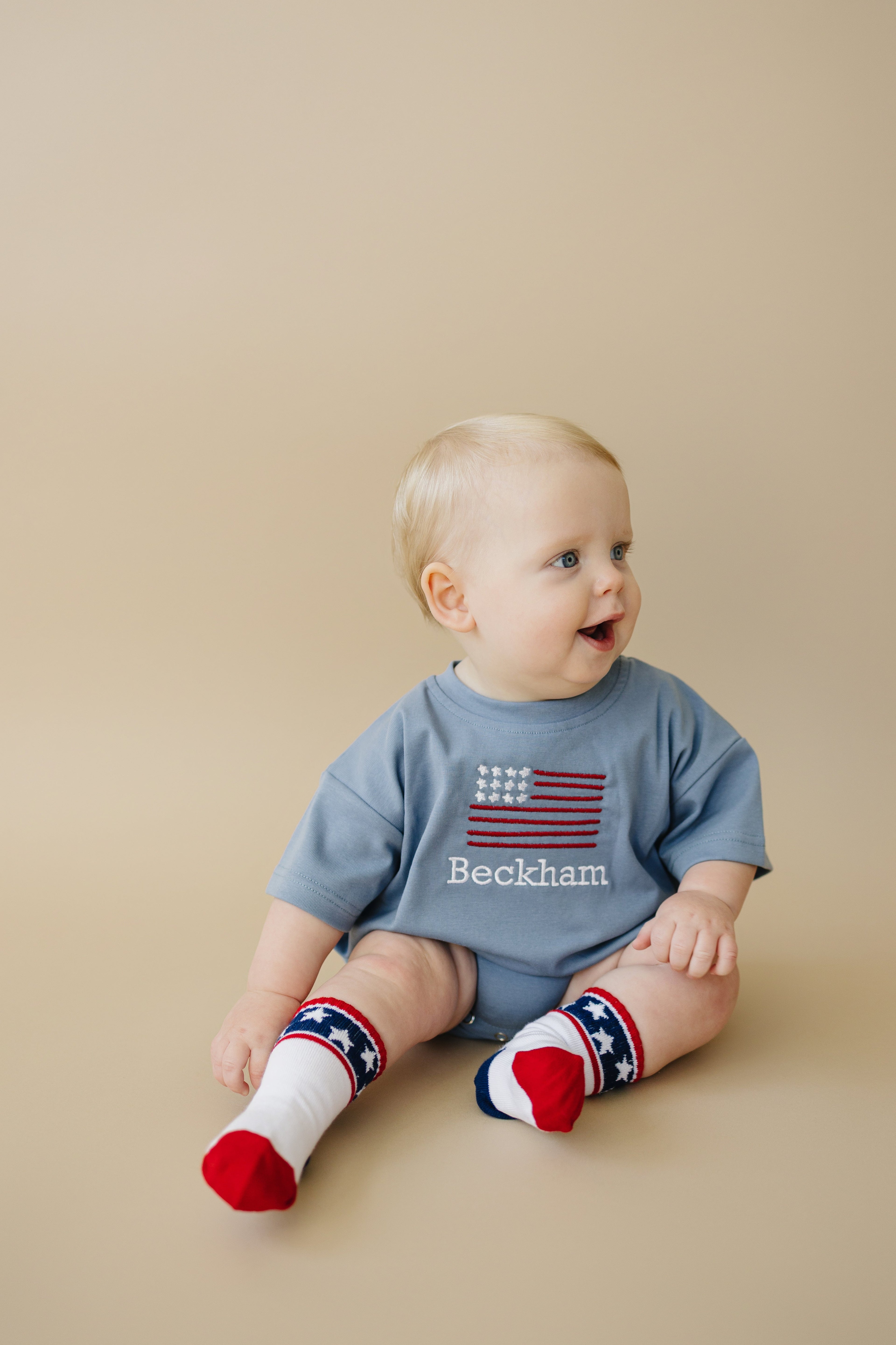 Stars and Stripes 4th of July Socks - Infant, Toddler, Youth & Adult Sizes - P's One-Stop Shop 