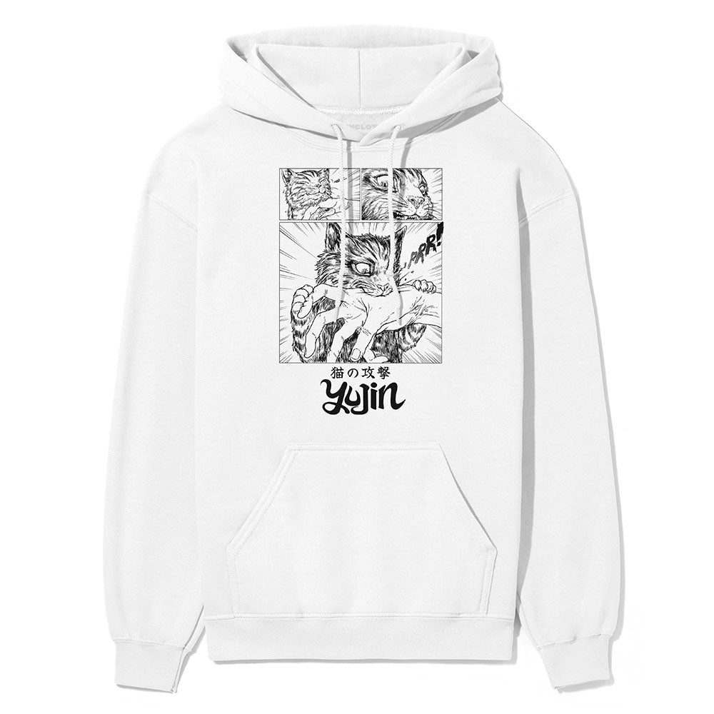 Sudden Attack Cat Hoodie - P's One-Stop Shop 