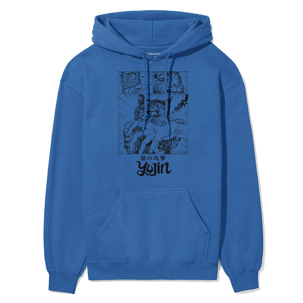 Sudden Attack Cat Hoodie - P's One-Stop Shop 