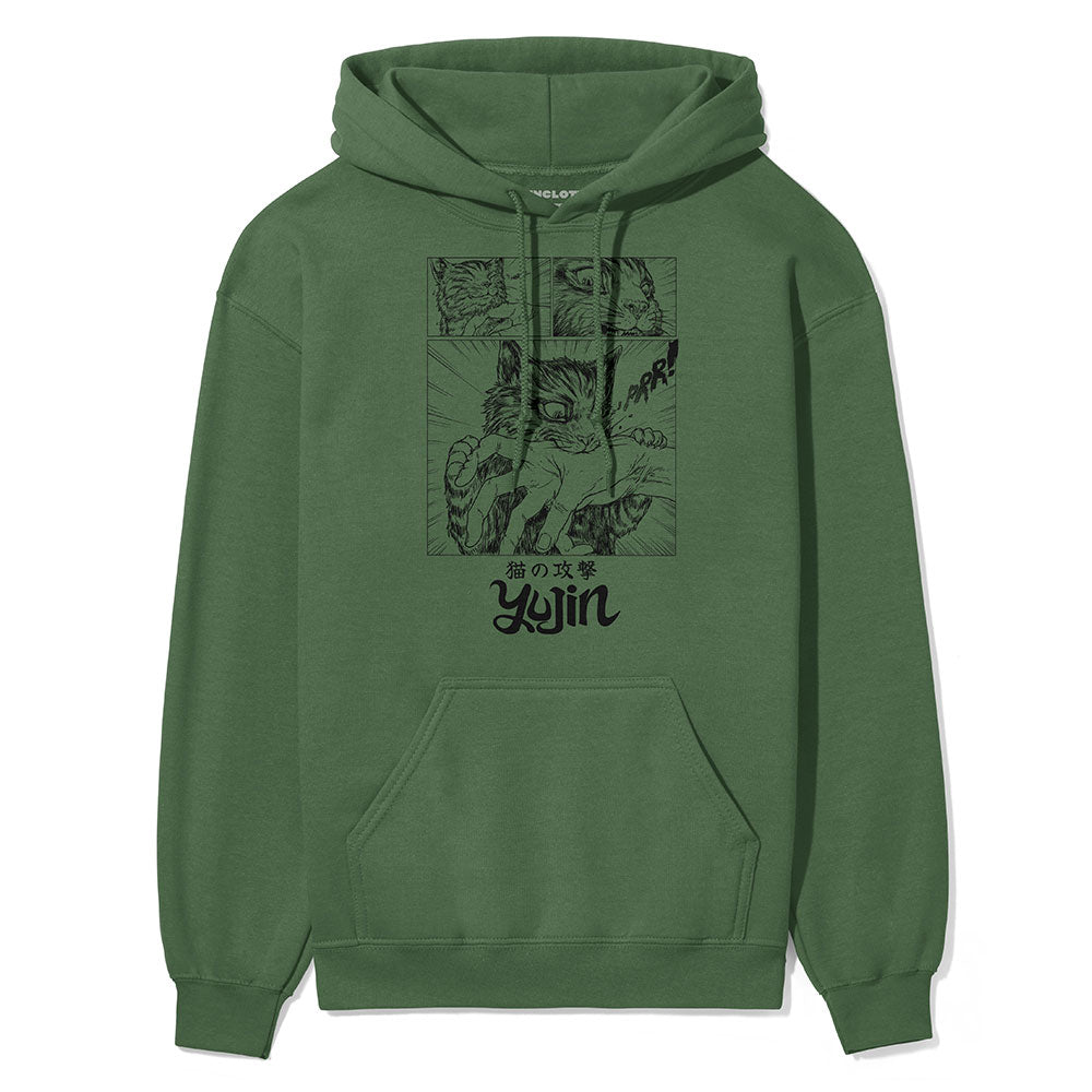 Sudden Attack Cat Hoodie - P's One-Stop Shop 