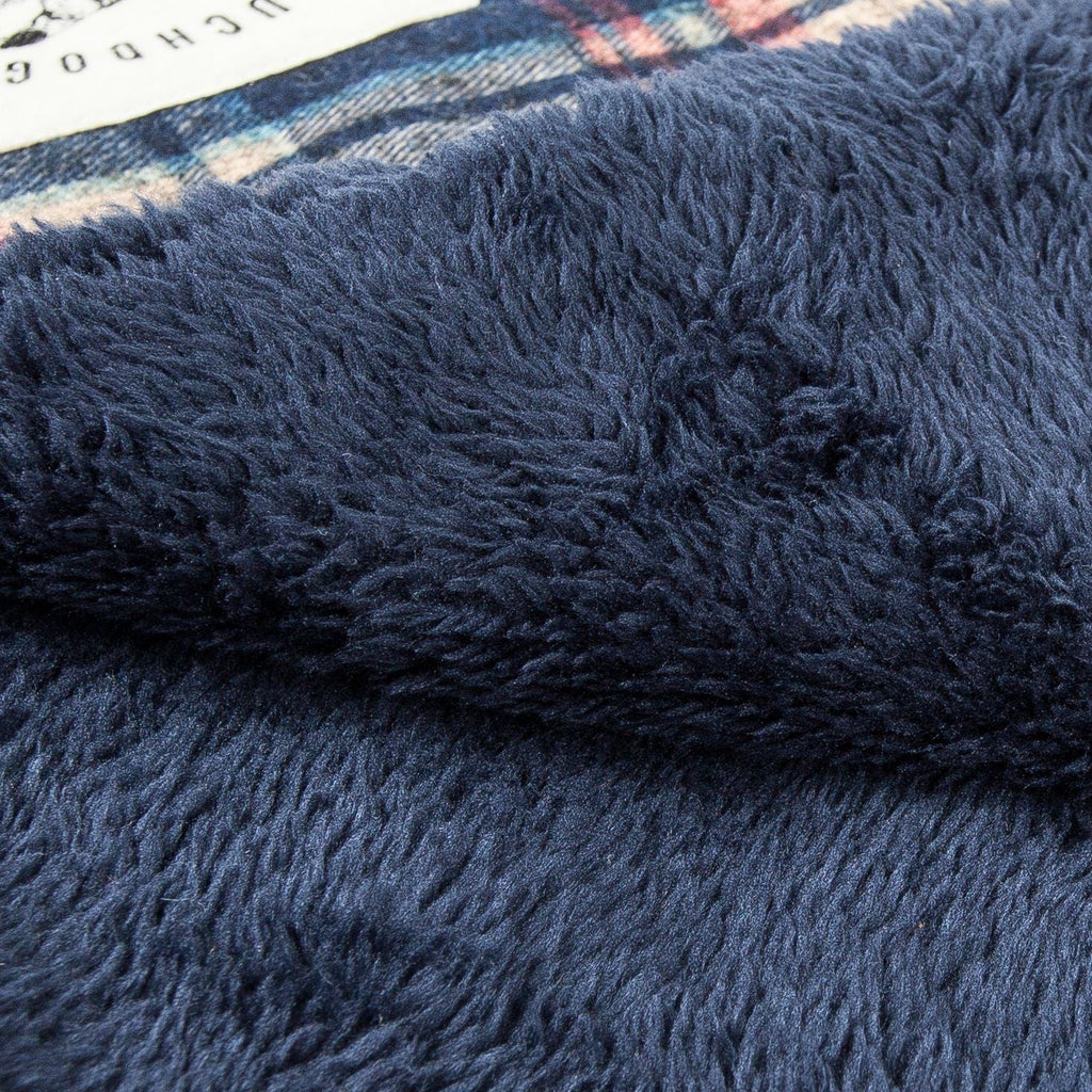 Touchdog ® 2-In-1 Tartan Plaid Dog Jacket and Matching Reversible Dog Mat - P's One-Stop Shop 