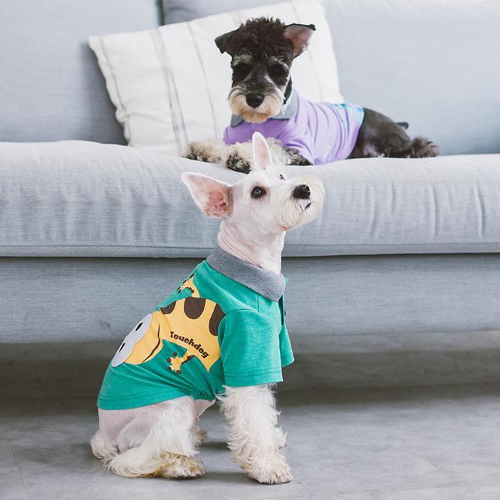 Touchdog 'Arubark' Caribbean Style Dog Polo T-Shirt - P's One-Stop Shop 