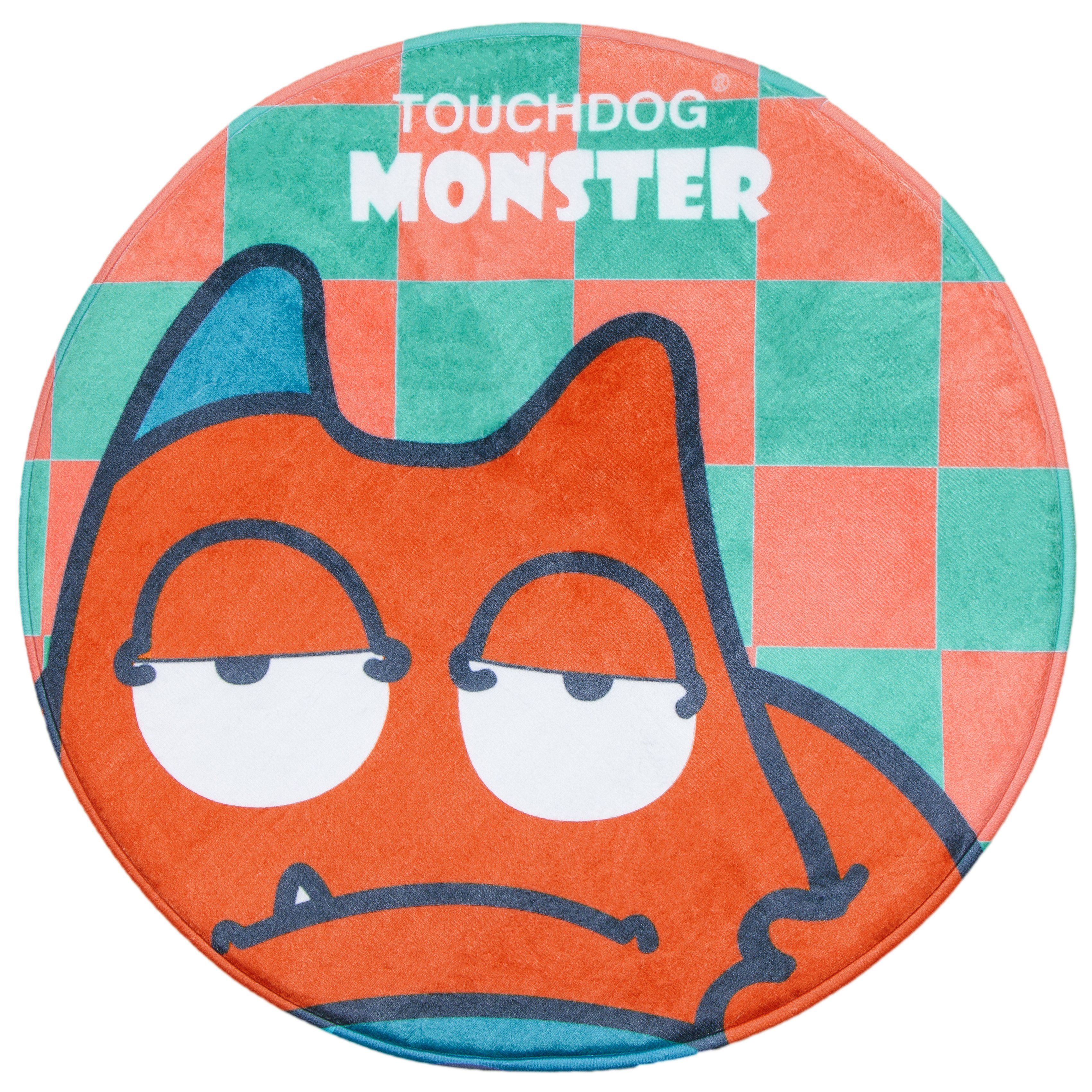 Touchdog Cartoon Sleepy Monster Rounded Cat and Dog Mat - P's One-Stop Shop 