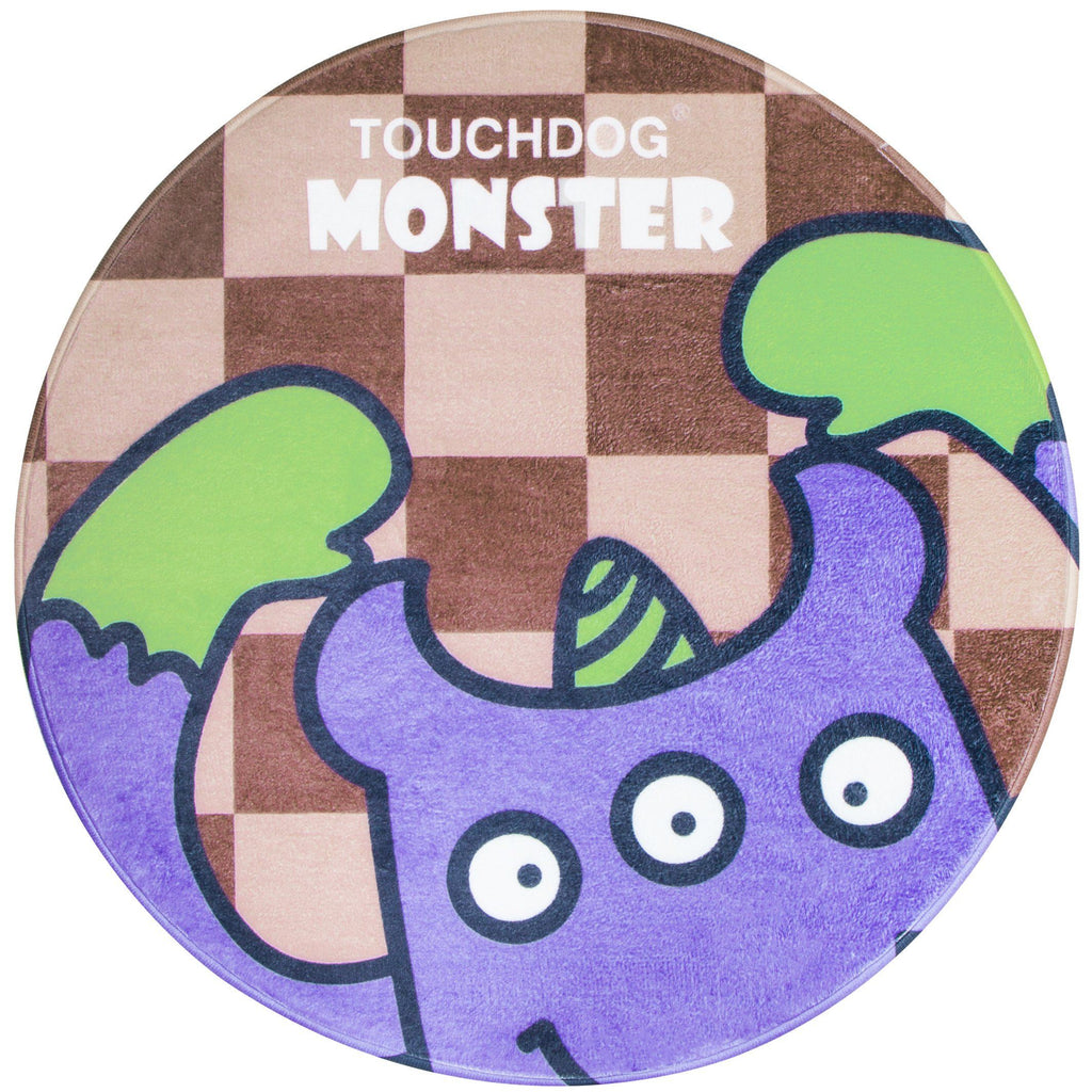 Touchdog Cartoon Three-eyed Monster Rounded Cat and Dog Mat - P's One-Stop Shop 
