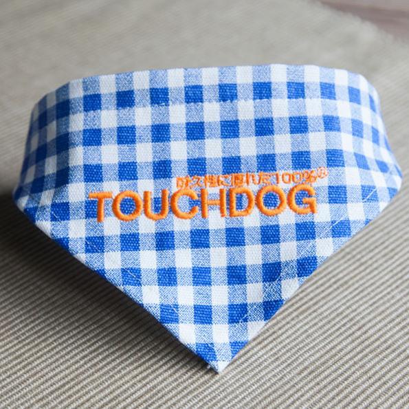 Touchdog Plaid Patterned Hook-and-Loop Fashion Dog Bandana - P's One-Stop Shop 
