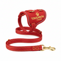 Touchdog Tough Stitched Durable Embroidered Leash and Harness - Red - P's One-Stop Shop 