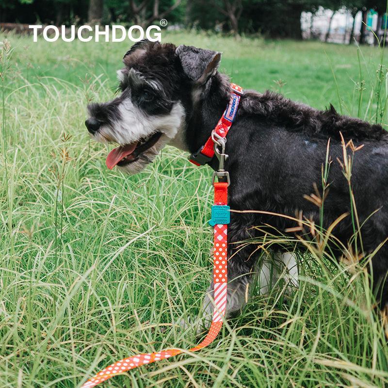 Touchdog ®'Trendzy' 2-in-1 Matching Fashion Designer Printed Dog Leash and Collar - P's One-Stop Shop 