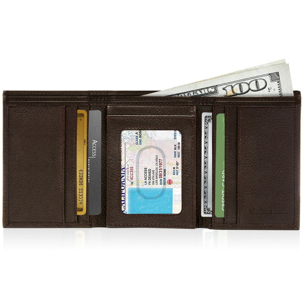 Trifold Wallet With Flip-Up ID - P's One-Stop Shop 