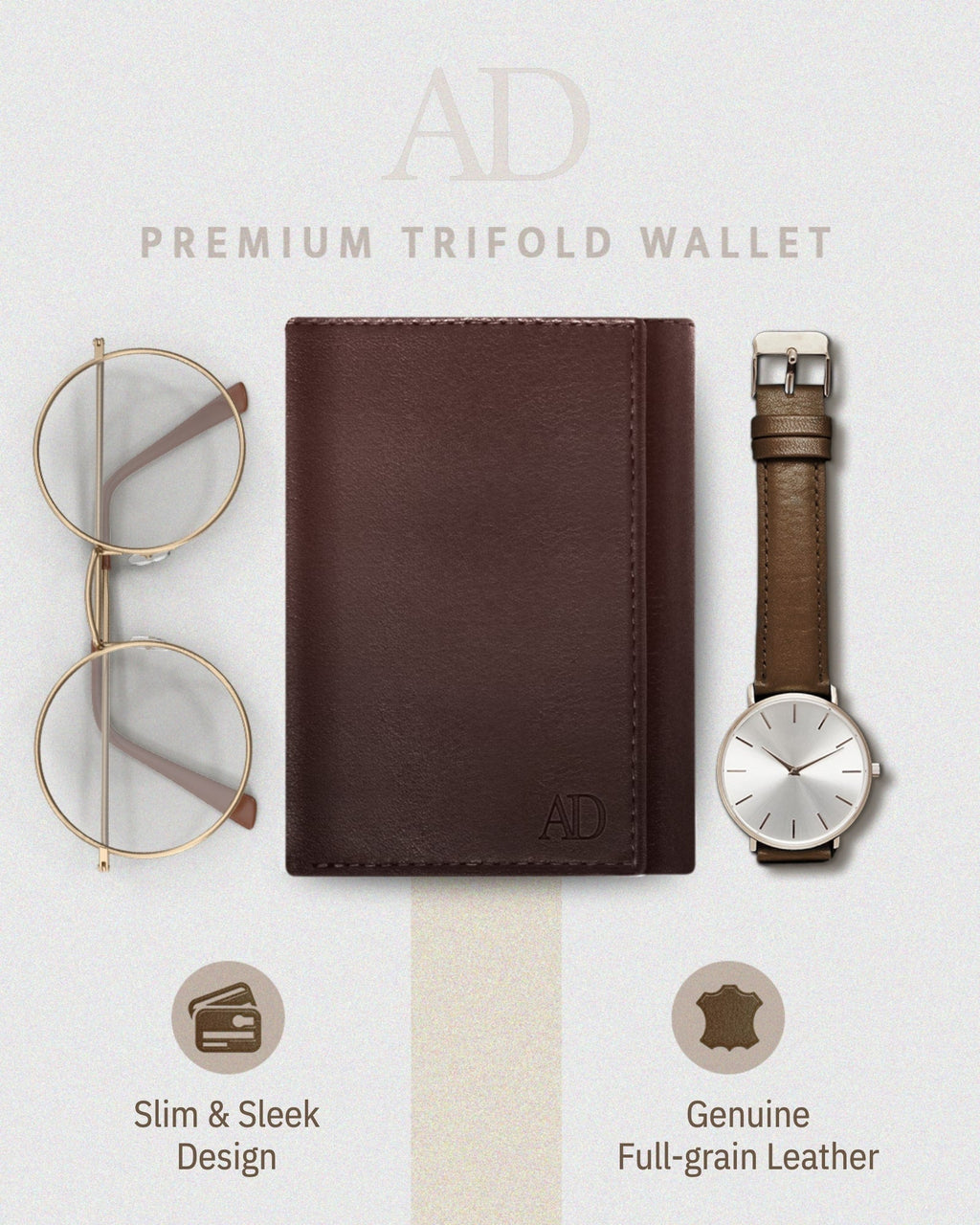 Trifold Wallet With ID Window - P's One-Stop Shop 