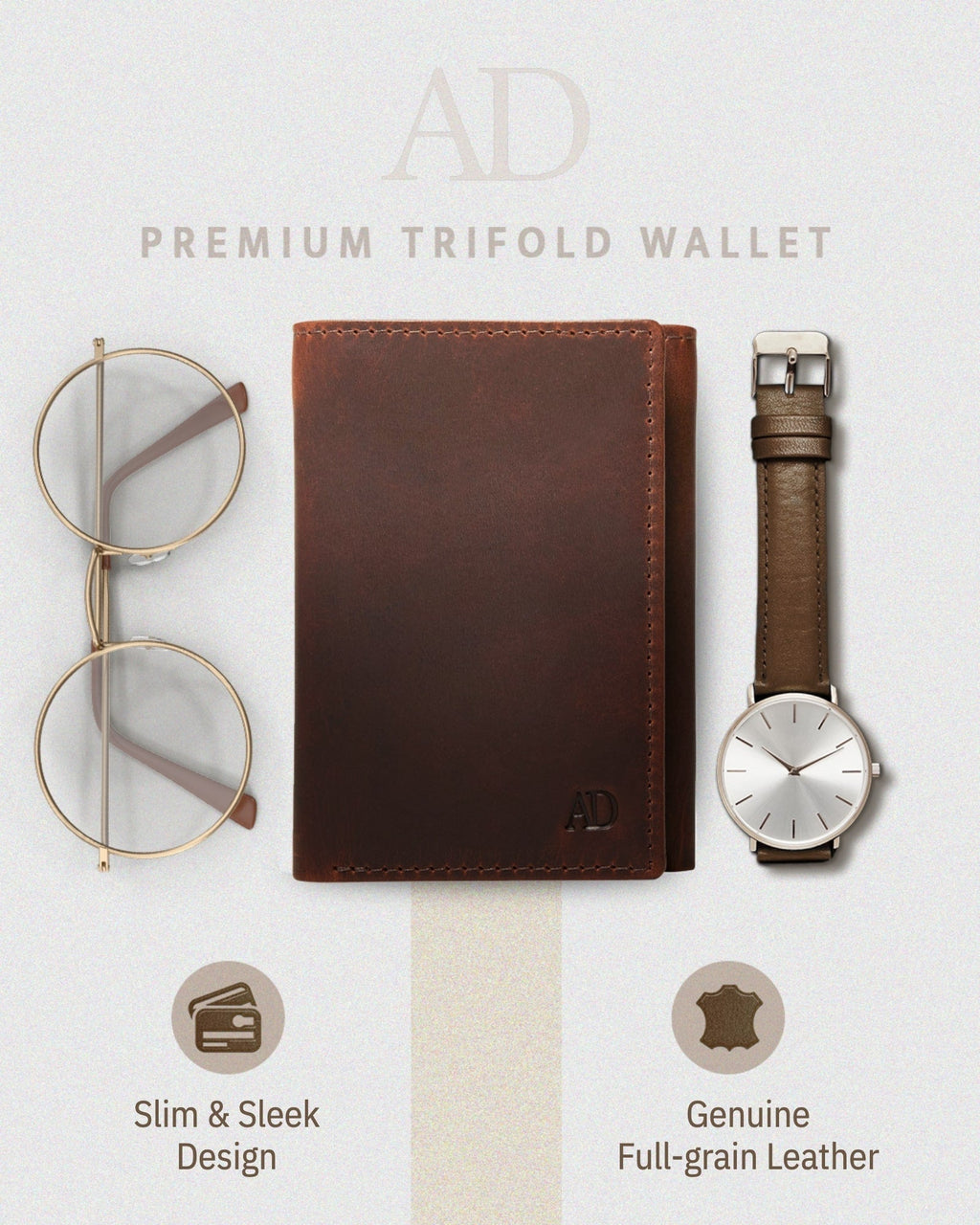 Trifold Wallet With ID Window - P's One-Stop Shop 