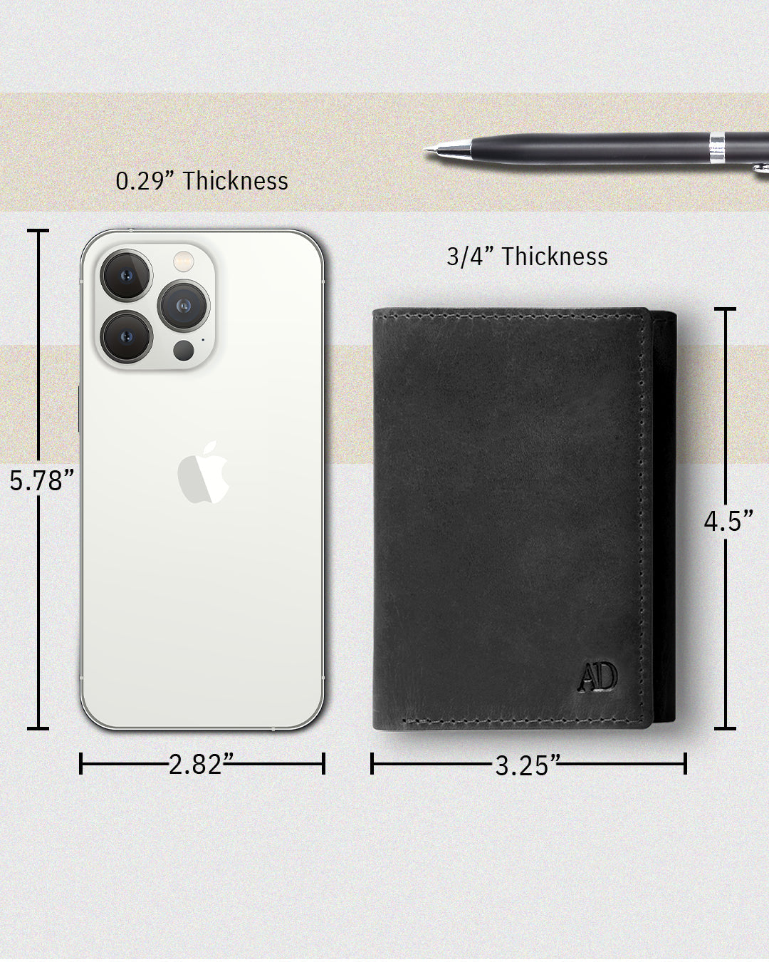 Trifold Wallet With ID Window - P's One-Stop Shop 
