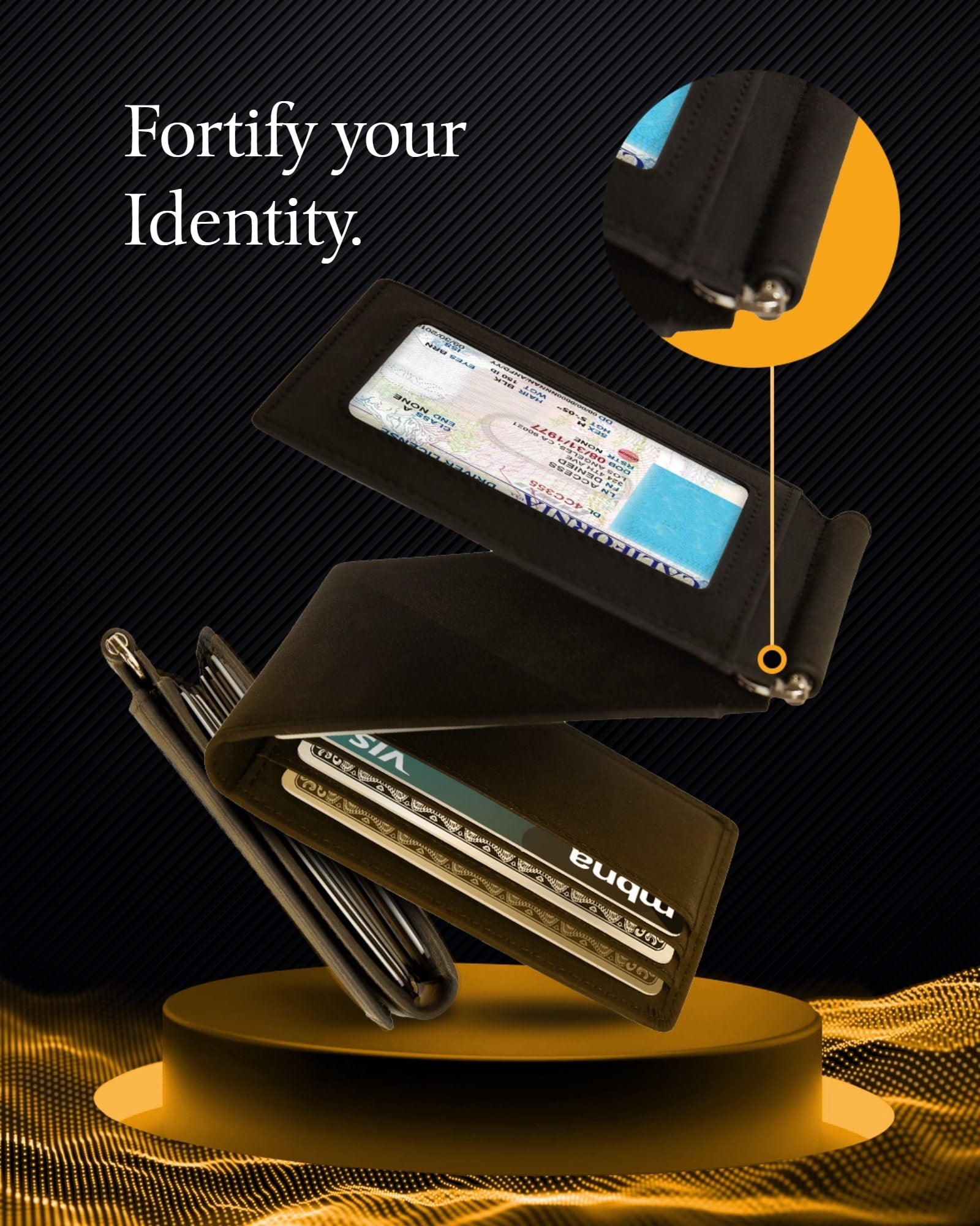 Trifold Wallet With Removable Money Clip - P's One-Stop Shop 