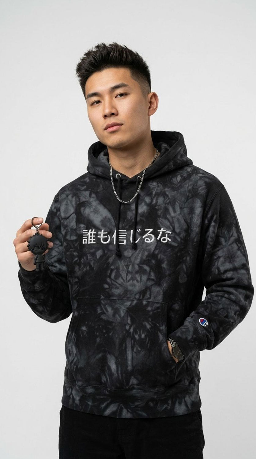 Trust No One Tie-Dye Hoodie - P's One-Stop Shop 