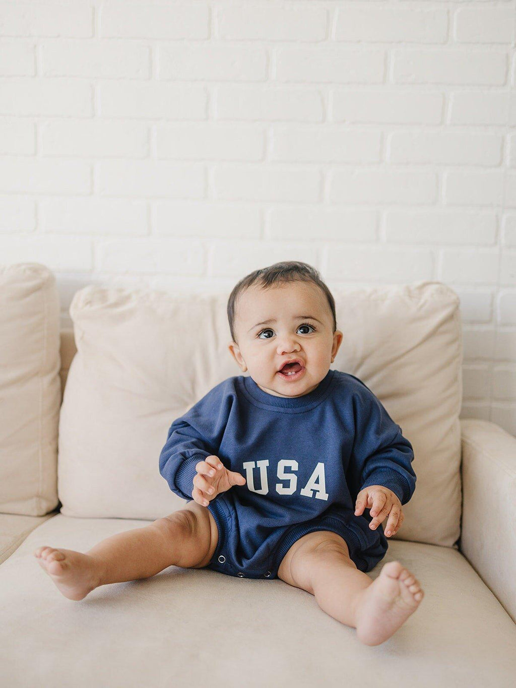 USA Sweatshirt Romper - more colors - P's One-Stop Shop 