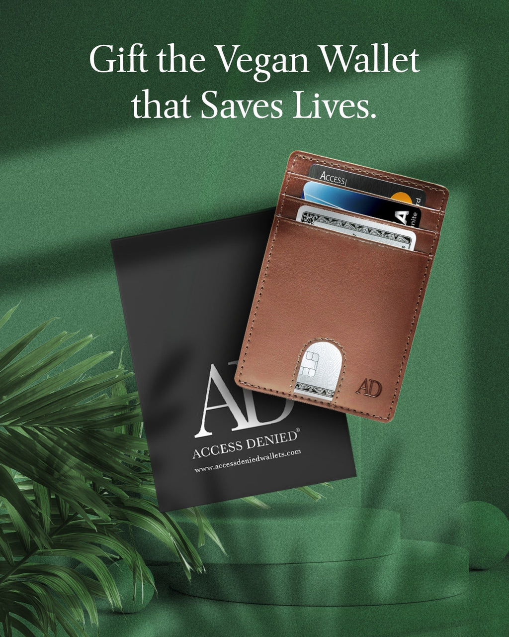 Vegan Slim Card Holder - P's One-Stop Shop 