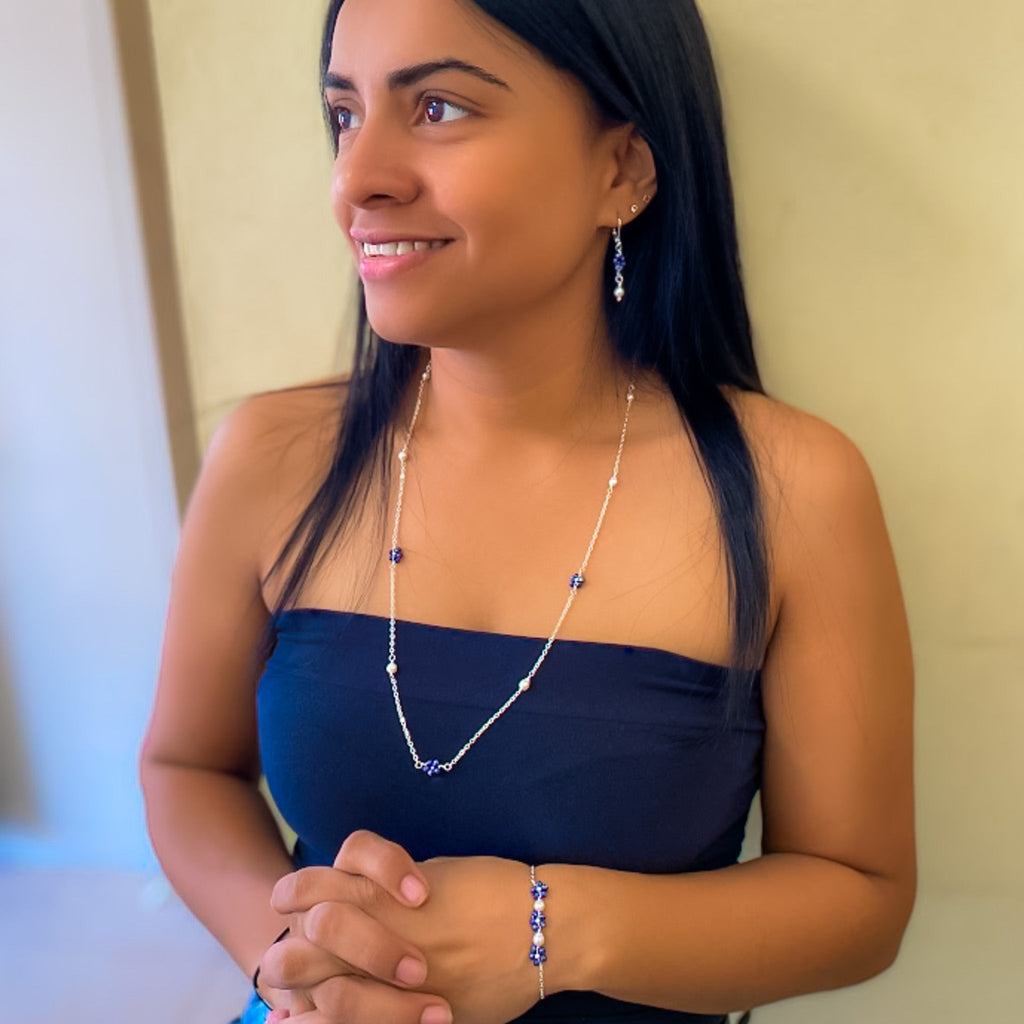 Veronica silver earrings - P's One-Stop Shop 