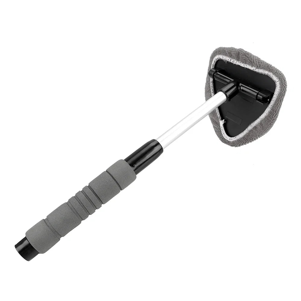 Window Scraping Mist Eliminator Microfiber Car Window Cleaner Telescopic Window Glass Cleaner Car Windshield Cleaning Brush - P's One-Stop Shop 