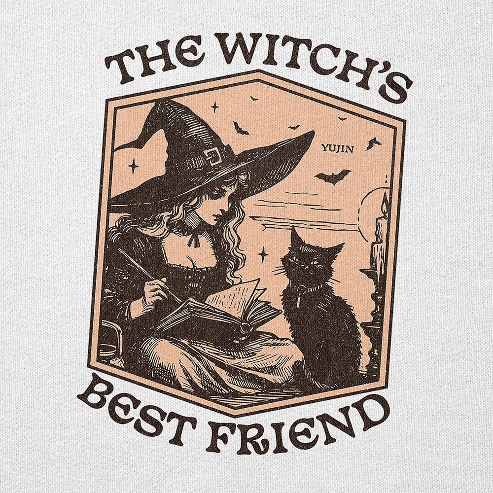 Witch's Best Friend Hoodie - P's One-Stop Shop 