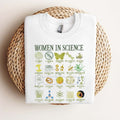 Women in Science T-Shirt - Scientist Empowerment Graphic Tee, Female STEM Apparel, Unisex Educational Gift for Her - P's One-Stop Shop 