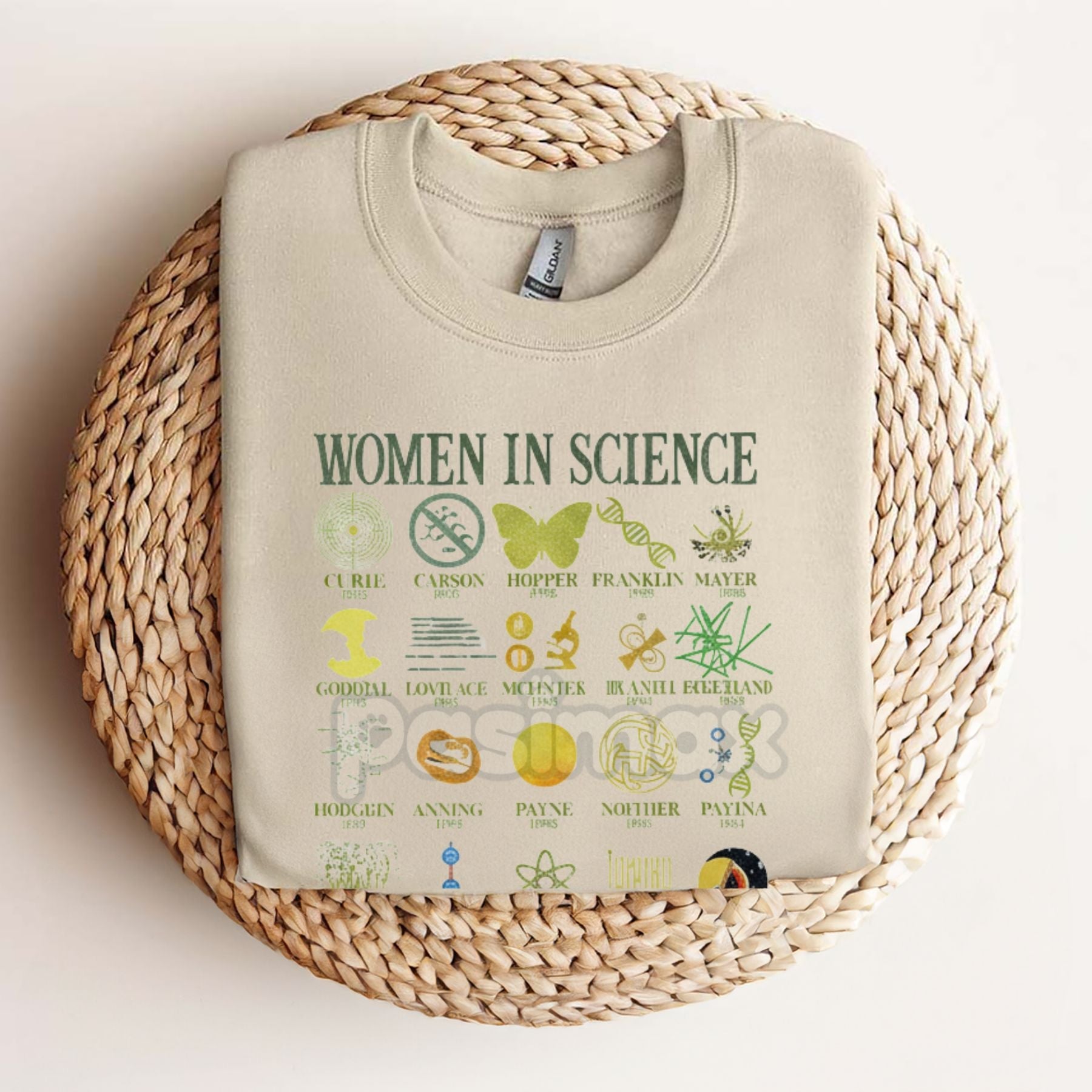 Women in Science T-Shirt - Scientist Empowerment Graphic Tee, Female STEM Apparel, Unisex Educational Gift for Her - P's One-Stop Shop 