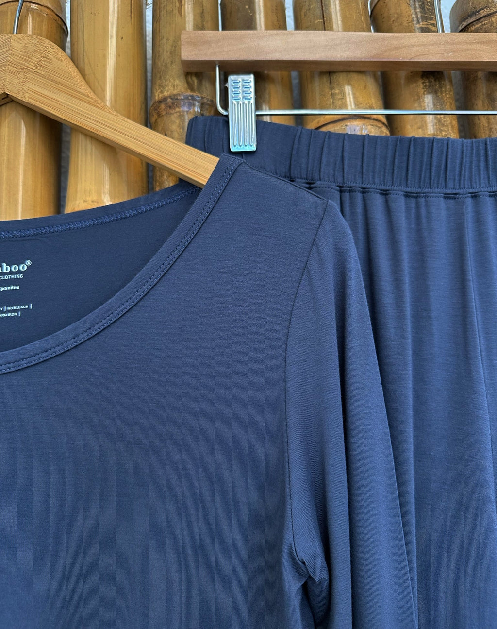 Women's Bamboo Lounge Long Sleeve T-Shirt - P's One-Stop Shop 