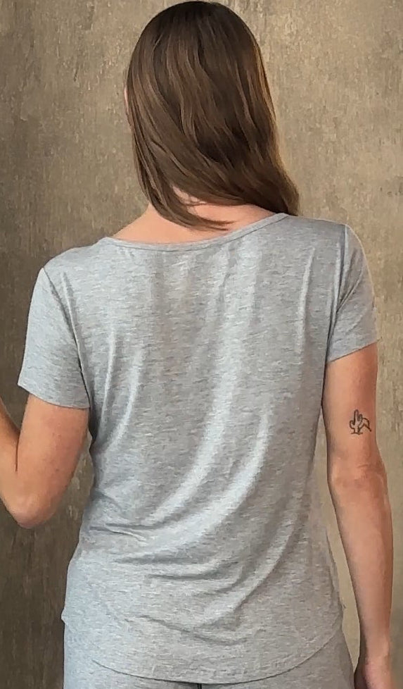 Women’s Bamboo Lounge Short Sleeve T-Shirt - P's One-Stop Shop 
