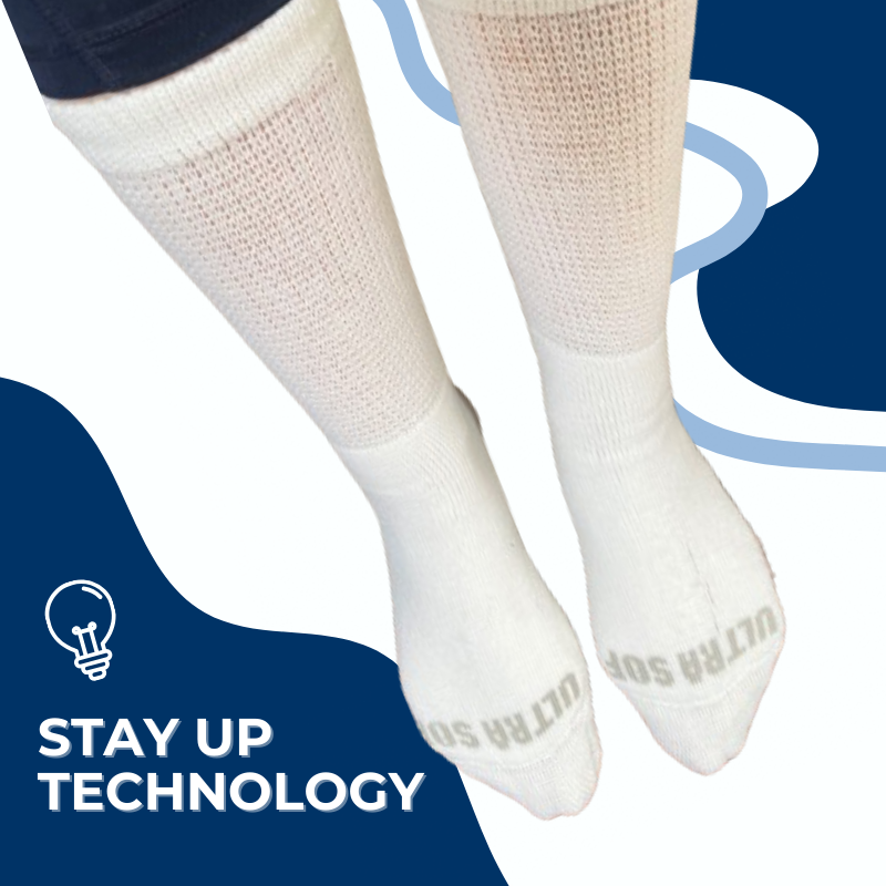 Women's Ultra-Soft Upper Calf Diabetic Socks (4 Pair) - P's One-Stop Shop 