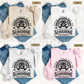 Your Little Ray Of Sarcastic Sunshine Sweatshirt | Funny Sassy Quote Crewneck | Retro Sun Graphic Pullover | Witty Sarcastic Shirt for Women | Sassy Aesthetic Jumper | Irony Inspired Streetwear Top - P's One-Stop Shop 