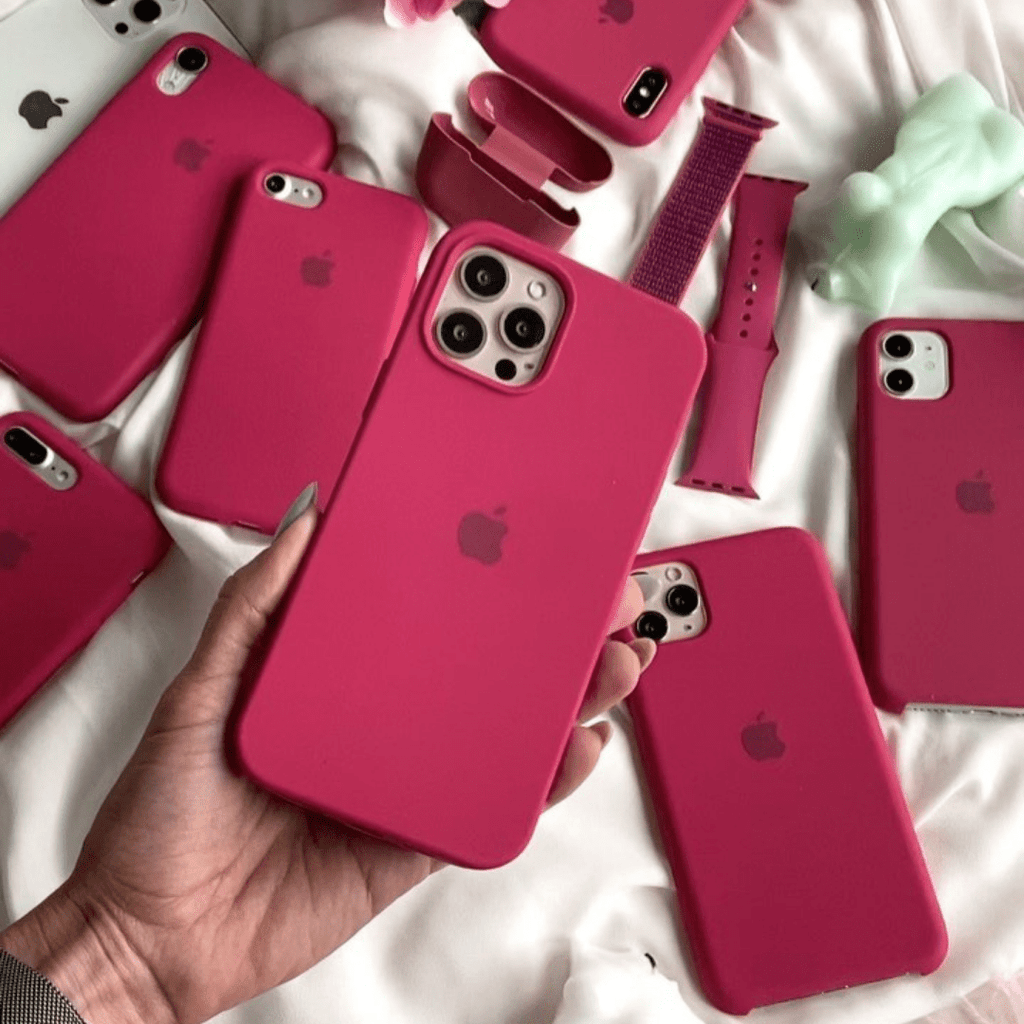 iPhone Silicone Case (Rose Red) - P's One-Stop Shop 