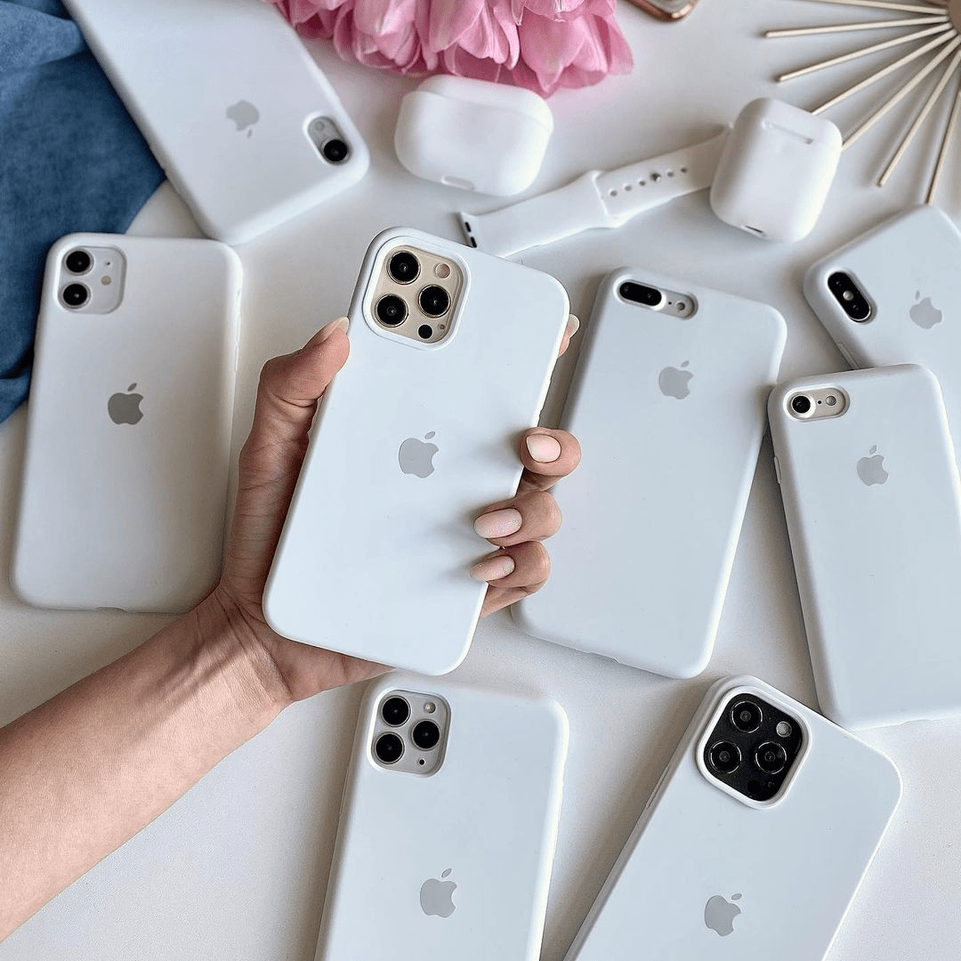iPhone Silicone Case (White) - P's One-Stop Shop 