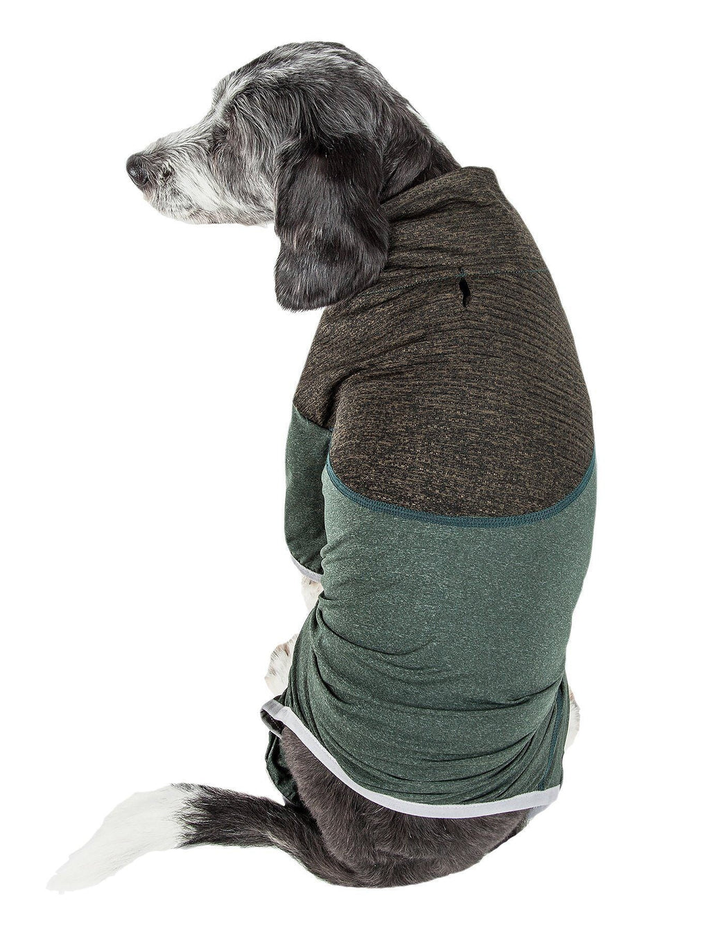 Pet Life ®  Active 'Embarker' 4-Way Stretch Fitness Yoga Full Body Dog Tracksuit - P's One-Stop Shop 